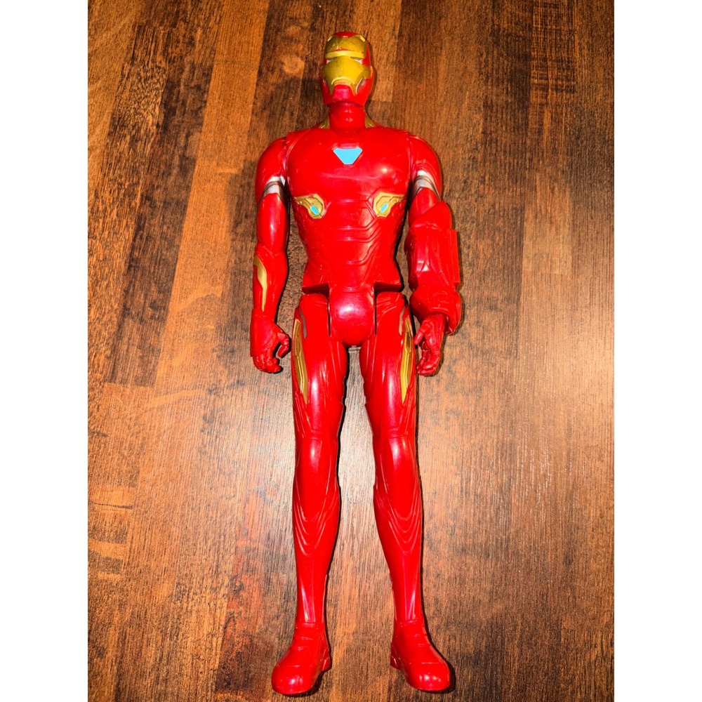 Marvel Avengers Titan Hero Series Iron Man 12 Inch Action Figure Red Gold